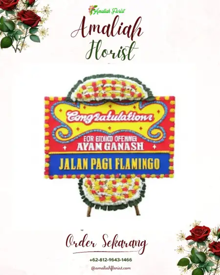 Sewa Papan Bunga Kawasan Perkantoran Jatake Tangerang